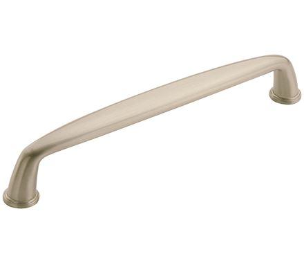 Amerock Cabinet Pull Satin Nickel 6-5/16 inch (160 mm) Center to Center Kane 1 Pack Drawer Pull Drawer Handle Cabinet Hardware