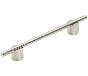 Amerock Cabinet Pull Polished Nickel 6-5/16 inch (160 mm) Center to Center Transcendent 1 Pack Drawer Pull Drawer Handle Cabinet Hardware