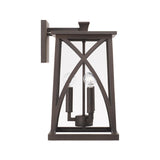 Capital Lighting 946531OZ Marshall 3 Light Outdoor Wall Lantern Oiled Bronze