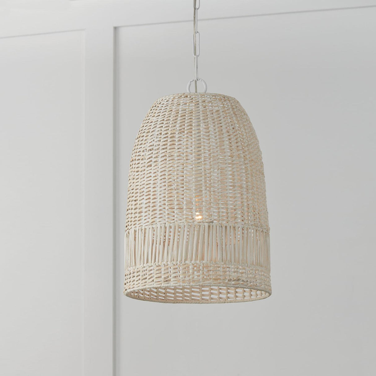 Capital Lighting 347512HH Naomi 1 Light Pendant Chalk White