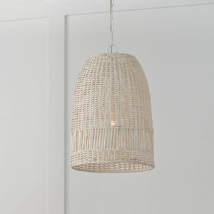 Capital Lighting 347512HH Naomi 1 Light Pendant Chalk White