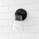 Capital Lighting 646911MB-533 Baker 1 Light Sconce Matte Black