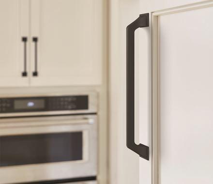 Amerock Cabinet Pull Matte Black 8-13/16 inch (224 mm) Center-to-Center Exceed 1 Pack Drawer Pull Cabinet Handle Cabinet Hardware