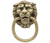 Amerock Traditional Classics Lion Head Ring Pulls - Antiqued Brass