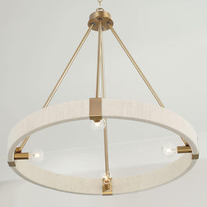 Capital Lighting 449841MA Delaney 4 Light Chandelier Matte Brass