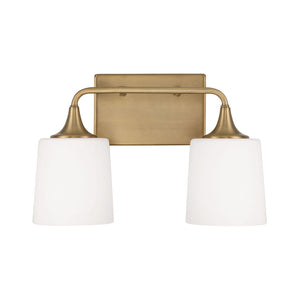 Capital Lighting 148921AD-541 Presley 2 Light Vanity Aged Brass