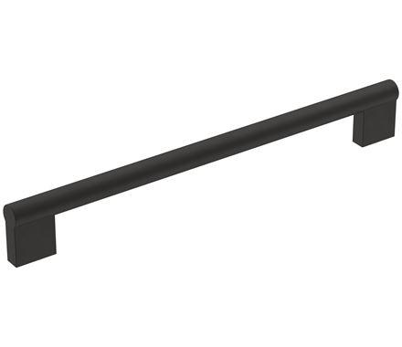 Amerock Cabinet Pull Matte Black 8-13/16 inch (224 mm) Center-to-Center Versa 1 Pack Drawer Pull Cabinet Handle Cabinet Hardware