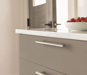 Amerock Cabinet Pull Satin Nickel 5-1/16 inch (128 mm) Center-to-Center Caliber 1 Pack Drawer Pull Cabinet Handle Cabinet Hardware
