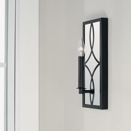 Capital Lighting 645711MB Avery 1 Light Sconce Matte Black