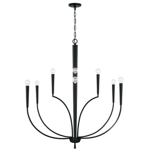 Capital Lighting 445901MB Holden 10 Light Chandelier Matte Black