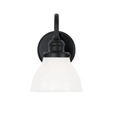 Capital Lighting 8301MB-128 Baxter 1 Light Sconce Matte Black