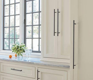 Amerock Cabinet Pull Black Bronze 18-7/8 inch (480 mm) Center to Center Bar Pulls 1 Pack Drawer Pull Drawer Handle Cabinet Hardware