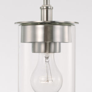 Capital Lighting 246811BN-532 Mason 1 Light Semi-Flush Brushed Nickel
