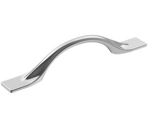 Amerock Cabinet Pull Polished Chrome 3-3/4 inch (96 mm) Center-to-Center Uprise 1 Pack Drawer Pull Cabinet Handle Cabinet Hardware