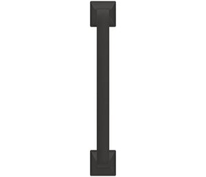 Amerock Cabinet Pull Matte Black 5-1/16 inch (128 mm) Center-to-Center Ville 1 Pack Drawer Pull Cabinet Handle Cabinet Hardware