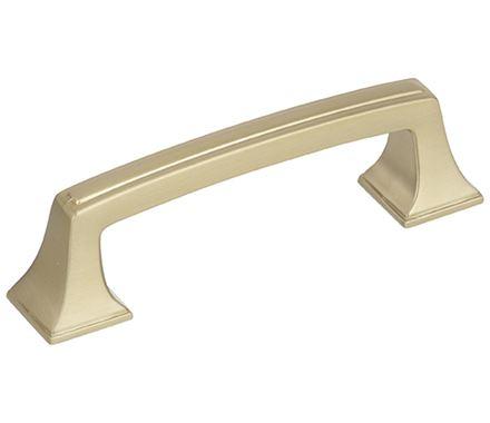 Amerock Cabinet Pull Golden Champagne 3 inch (76 mm) Center to Center Mulholland 1 Pack Drawer Pull Drawer Handle Cabinet Hardware