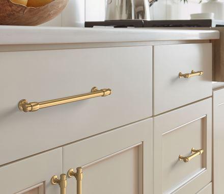 Amerock Cabinet Pull Champagne Bronze 7-9/16 inch (192 mm) Center-to-Center Winsome 1 Pack Drawer Pull Cabinet Handle Cabinet Hardware