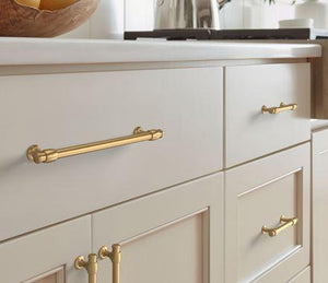 Amerock Cabinet Pull Champagne Bronze 7-9/16 inch (192 mm) Center-to-Center Winsome 1 Pack Drawer Pull Cabinet Handle Cabinet Hardware