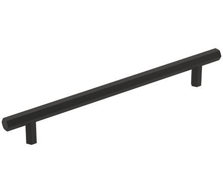 Amerock Cabinet Pull Matte Black 7-9/16 inch (192 mm) Center-to-Center Caliber 1 Pack Drawer Pull Cabinet Handle Cabinet Hardware