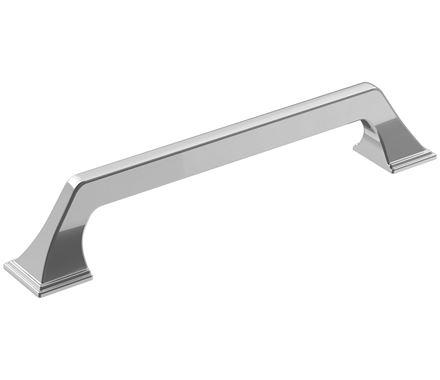 Amerock Cabinet Pull Polished Chrome 6-5/16 inch (160 mm) Center-to-Center Exceed 1 Pack Drawer Pull Cabinet Handle Cabinet Hardware