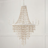 Capital Lighting 447782OW Carissa 8 Light Chandelier Organic White