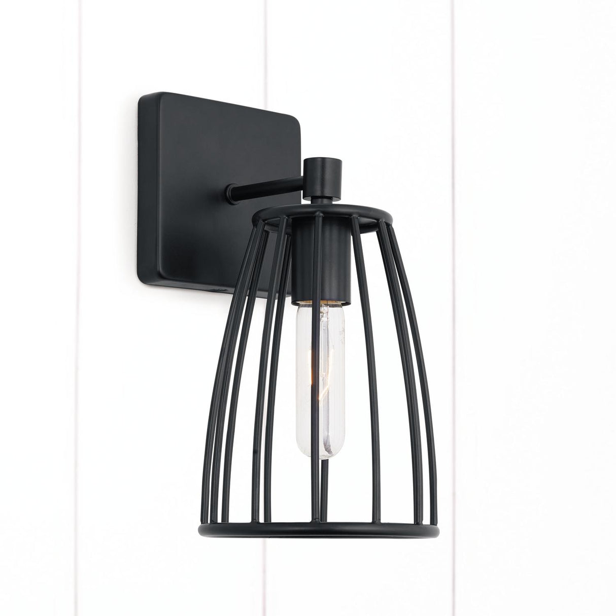 Capital Lighting 638811MB Corey 1 Light Sconce Matte Black