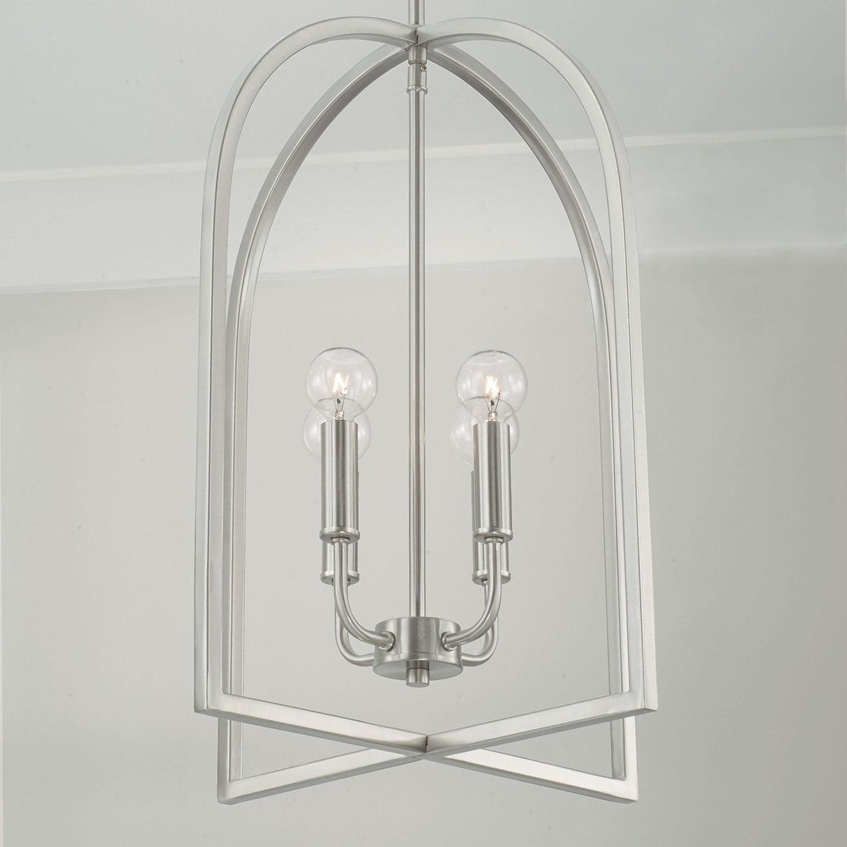 Capital Lighting 548841BN Lawson 4 Light Foyer Brushed Nickel