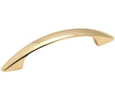 Amerock Cabinet Pull Polished Brass 3 inch (76 mm) Center to Center Everyday Heritage 1 Pack Drawer Pull Drawer Handle Cabinet Hardware