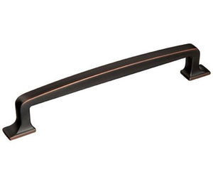 Amerock Cabinet Pull Oil Rubbed Bronze 6-5/16 inch (160 mm) Center to Center Westerly 1 Pack Drawer Pull Drawer Handle Cabinet Hardware