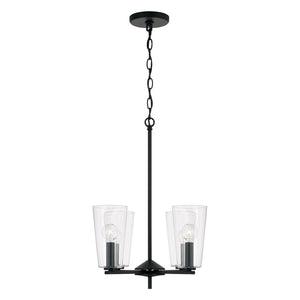 Capital Lighting 348641MB-538 Portman 4 Light Pendant Matte Black
