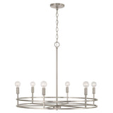 Capital Lighting 448761BN Fuller 6 Light Chandelier Brushed Nickel