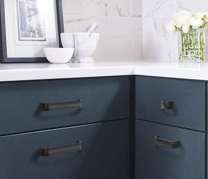 Amerock Cabinet Pull Matte Black 6-5/16 inch (160 mm) Center to Center Concentric 1 Pack Drawer Pull Drawer Handle Cabinet Hardware
