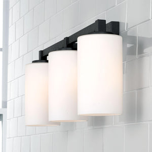 Capital Lighting 119831BI-545 Ravenwood 3 Light Vanity Black Iron