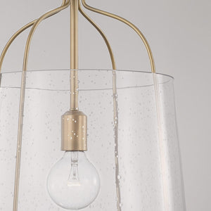 Capital Lighting 347011AD Madison 1 Light Pendant Aged Brass