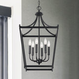 Capital Lighting 9552MB Stanton 6 Light Foyer Matte Black