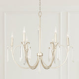 Capital Lighting 437061WG Gwyneth 6 Light Chandelier Winter Gold