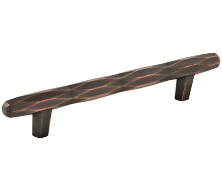 Amerock Cabinet Pull Oil Rubbed Bronze 5-1/16 inch (128 mm) Center to Center St. Vincent 1 Pack Drawer Pull Drawer Handle Cabinet Hardware