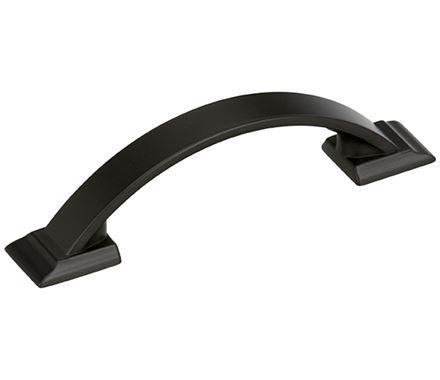 Amerock Cabinet Pull Black Bronze 3 inch (76 mm) Center to Center Candler 1 Pack Drawer Pull Drawer Handle Cabinet Hardware