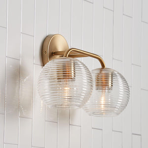 Capital Lighting 149921MA-544 Dolan 2 Light Vanity Matte Brass