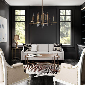 Capital Lighting 449301MA Elora 12 Light Chandelier Matte Brass