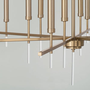 Capital Lighting 449302MA Elora 20 Light Chandelier Matte Brass