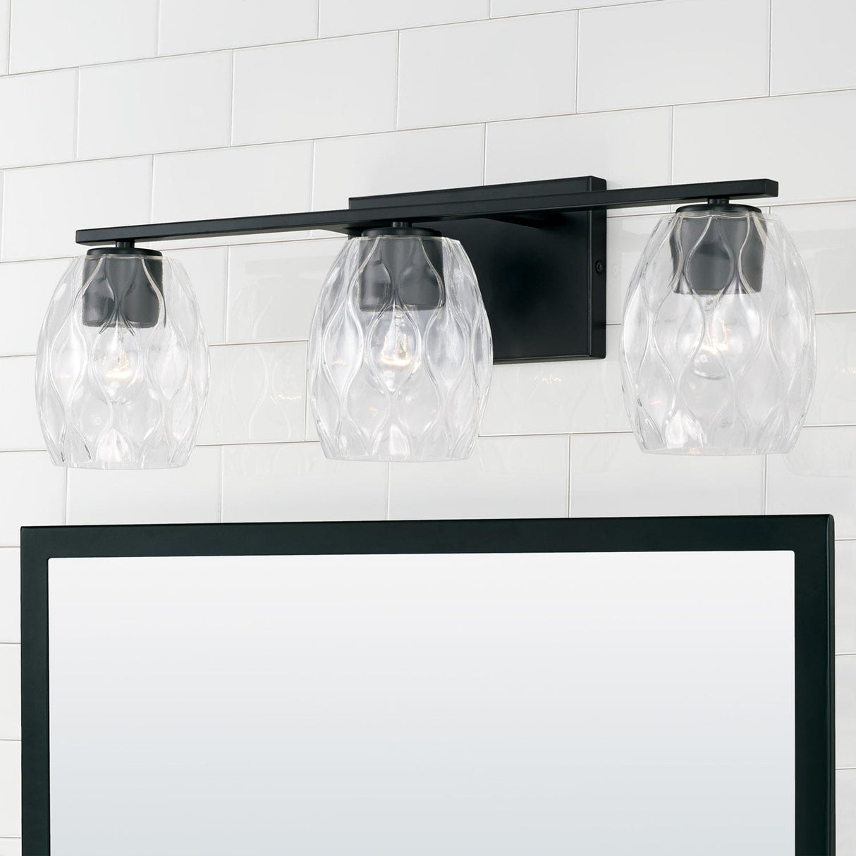Capital Lighting 145331MB-525 Lucas 3 Light Vanity Matte Black