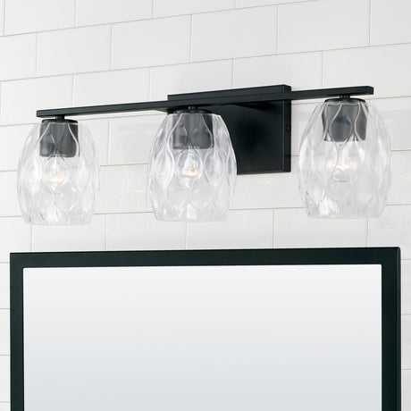 Capital Lighting 145331MB-525 Lucas 3 Light Vanity Matte Black