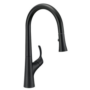 Gerber D454422BS Satin Black Antioch Single Handle Pull-down Kitchen Faucet