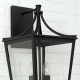 Capital Lighting 947941BK Adair 4 Light Outdoor Wall Lantern Black