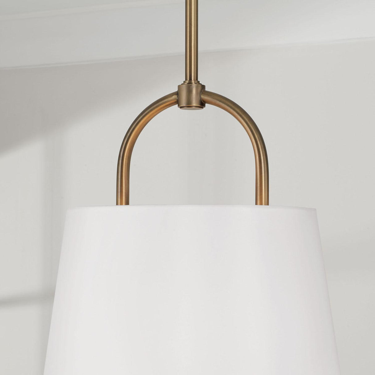 Capital Lighting 349412AD Brody 1 Light Pendant Aged Brass