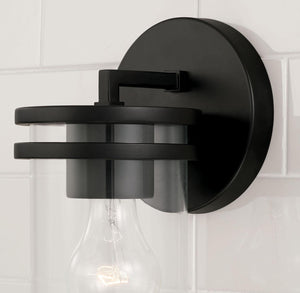 Capital Lighting 648711MB-539 Fuller 1 Light Sconce Matte Black