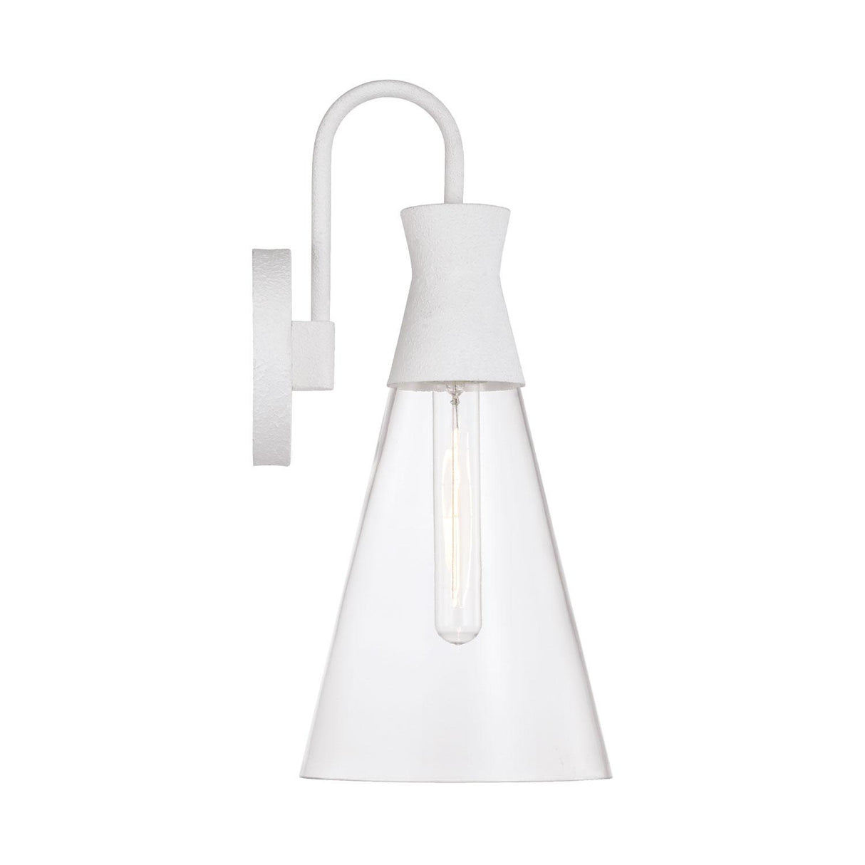 Capital Lighting 650311XW Paloma 1 Light Sconce Textured White