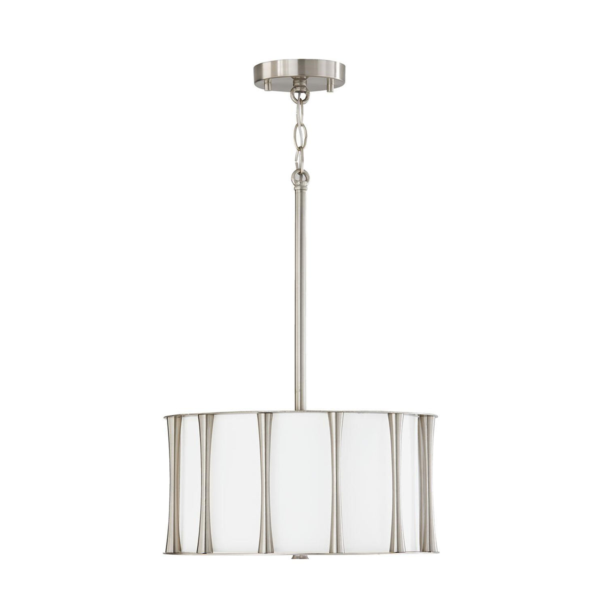 Capital Lighting 244631BN Bodie 3 Light Dual Mount Semi-Flush/Pendant Brushed Nickel