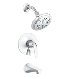 Gerber D502034BSTC Satin Black Lemora Tub & Shower Trim Kit, Diverter On Valve, 2.0GPM